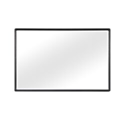 Rectangle Wood Mirror - Black