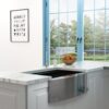 Modern Design Lead Free Drinking Water Faucet - Brushed Nickel - Image 2