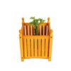 Square Outdoor Flower And Herb Pot - Teak - Image 4