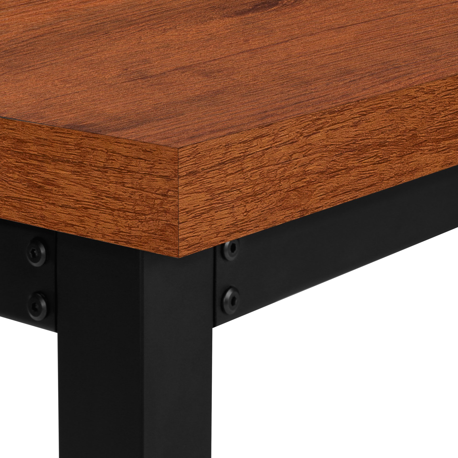 Computer Desk, Home Office, Standing, Adjustable, Laptop, Contemporary & Modern - Cherry - Image 12