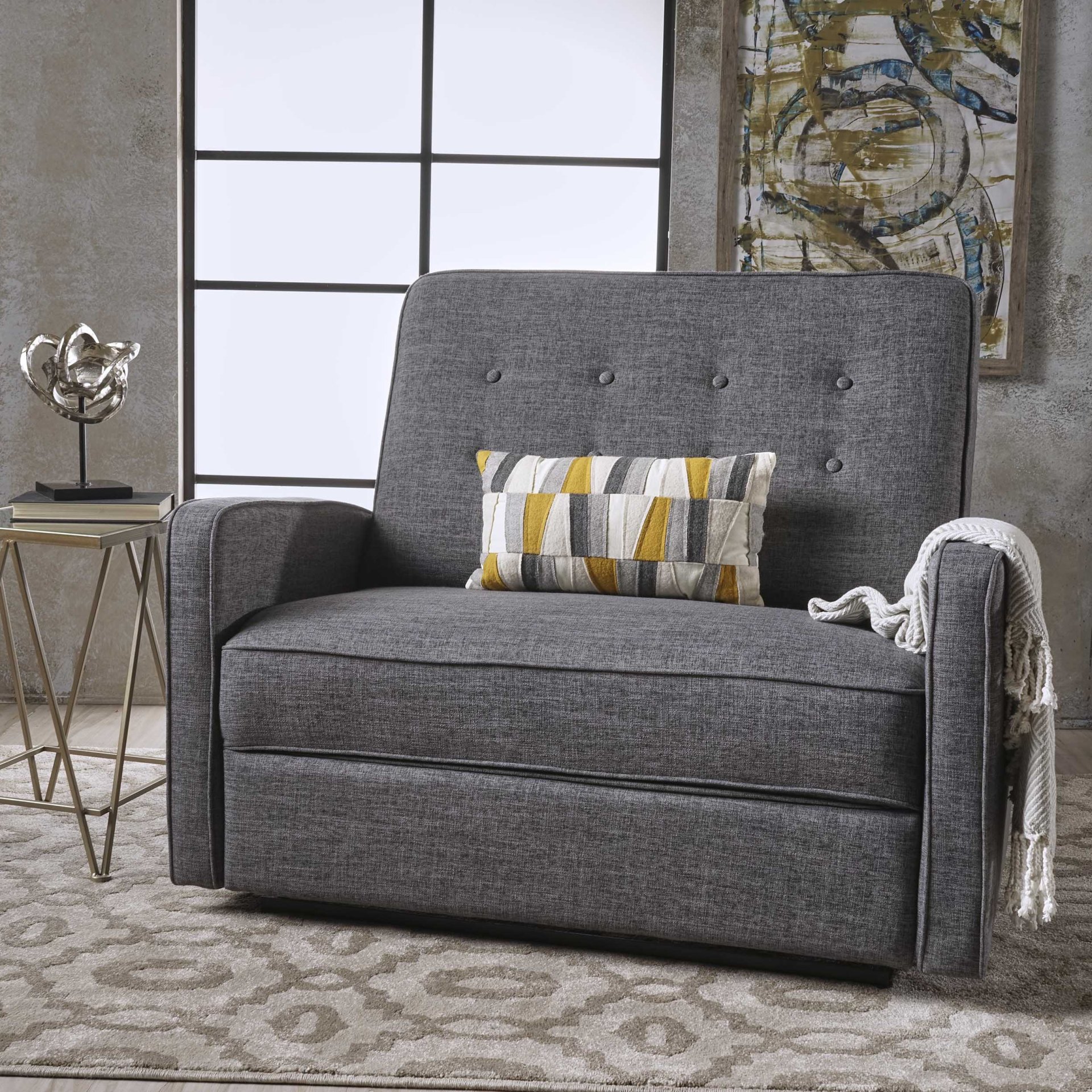 Manual Wide Standard Recliner - Gray - Image 6