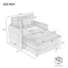 Modern Sofa Modular Sofa Couch Upholstered L - Shape Sectional Sofa With Side Storage Pockets For Living Room - Brown - Image 2