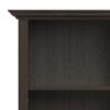 Amherst - 5 Shelf Bookcase - Brown - Image 7