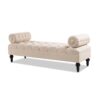 Lewis Bolster - Arm Entryway Bench - Sky Neutral Beige - Image 6