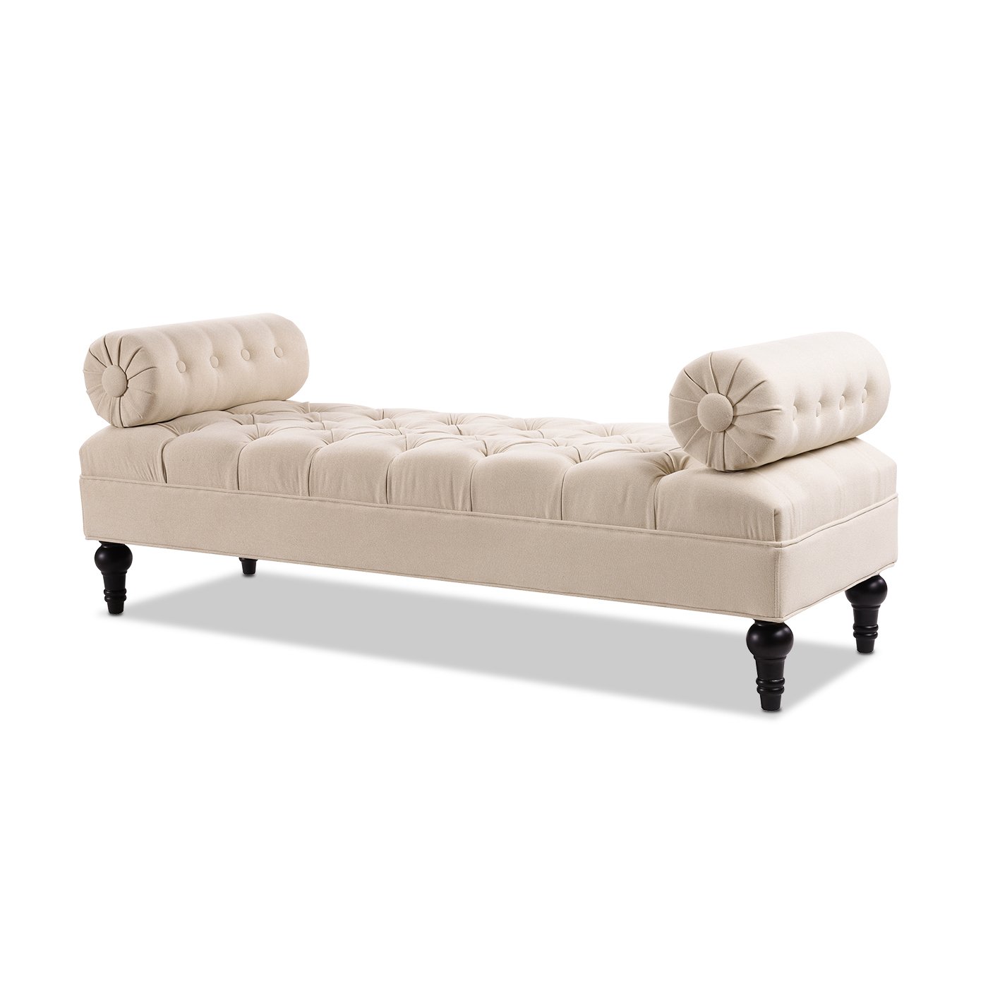 Lewis Bolster - Arm Entryway Bench - Sky Neutral Beige - Image 6