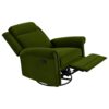 360 Degrees Swivel Recliner Manual Rocking With Adjustable Backrest For Living Room - Green - Image 7