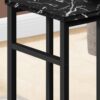 Accent Table, C - Shaped, Modern Design - Black - Image 5