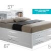 Marilla - Full Storage Bed - White - Image 6