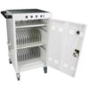 Mobile Charging Cart For Tablets Laptops 35 Device Capacity Matt Metal - Antique White - Image 8