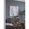 Modern Oil Painting, Square Framed Wall Art For Living Room Dining Room - Multicolor - Image 4
