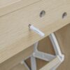 Modern Freestanding Rattan 3 Door Shoe Rack Storage Cabinet For Entryway - Natural Particle Board - Image 15