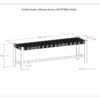 Dahlia - Outdoor Indoor Bench - Natural Taupe - Image 10