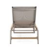 Hargrove - Outdoor Patio Aluminun Chaise Lounge, Outdoor Mesh Seat - Natural / Silver - Image 7