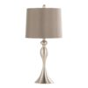 Ashland - Contemporary Table Lamp (Set of 2) - Nickel / Taupe Satin - Image 2