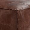 Sheffield - Coffee Table Pouf - Distressed Brown - Image 5