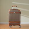 Hardshell Luggage Sets 3 Piece Carry - On Suitcase Double Spinner Wheels With Tsa Lock - Coppery - Image 9