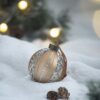 Christmas Ball Ornaments, Decorative Hanging Ball Christmas Tree Ornaments For Holiday Party Decorations (Set of 12) - Gold - Image 4