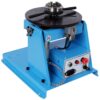 Portable Rotary Welding Positioner With 3 Jaw Lathe Chuck, 0 - 90° Turntable - Blue - Image 4