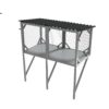 Cat Window Box Catio Outdoor Cat Enclosure For Sunbathing Napping & Viewing Window Perch For Large Indoor Cats All Weather Use Cat Cage - Gray - Image 8