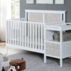 Connelly - 4 In 1 Crib and Changer Combo - White, Rockport Gray - Image 8