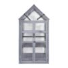 Mini Greenhouse Kit, Outdoor Small Green House, Wood, Plant Stand For Indoor Garden & Patio Balcony Apartments Porch Terrace Outsid Accessories, Uv-Resistant - Gray - Image 9