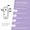 3 Piece Luggage Sets Lightweight Suitcase With Two Hooks, Spinner Wheels, Tsa Lock, (20/24/28) - Lavender Purple - Image 15