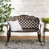 Lucia - Outdoor Garden Bench - Copper - Image 2