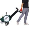 Double Flywheel Electric Log Splitter 7 Ton Portable Firewood Machine Steel - Black - Image 2