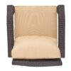 Honolulu - Club Chair (Set of 2) With Weather Resistant Wicker And Cushions - Brown / Tan - Image 11