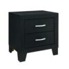 Carlos - 5 Pieces Queen Bedroom Set, Modern Design - Black - Image 6