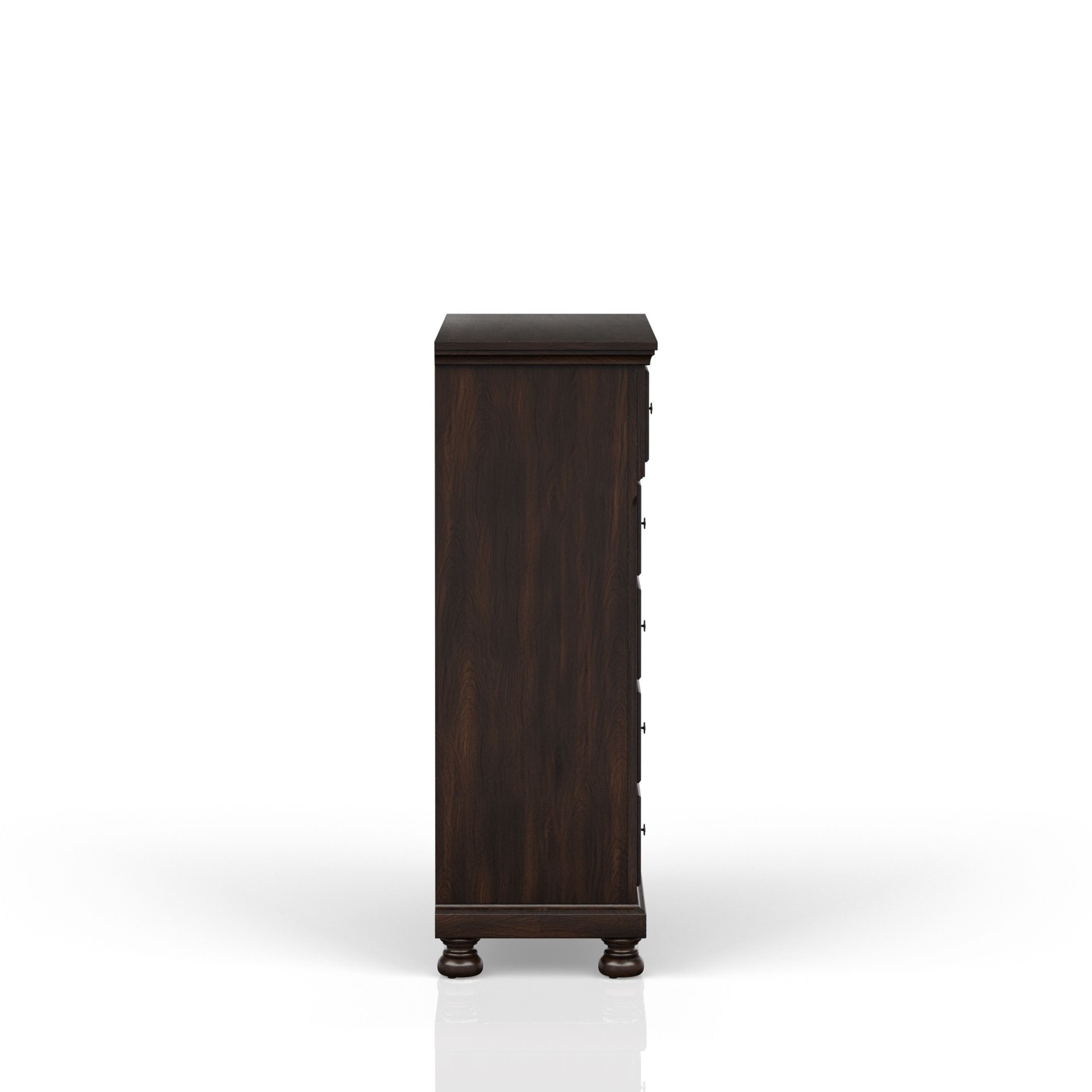 5 Drawer Chest - Dark Cherry - Image 5