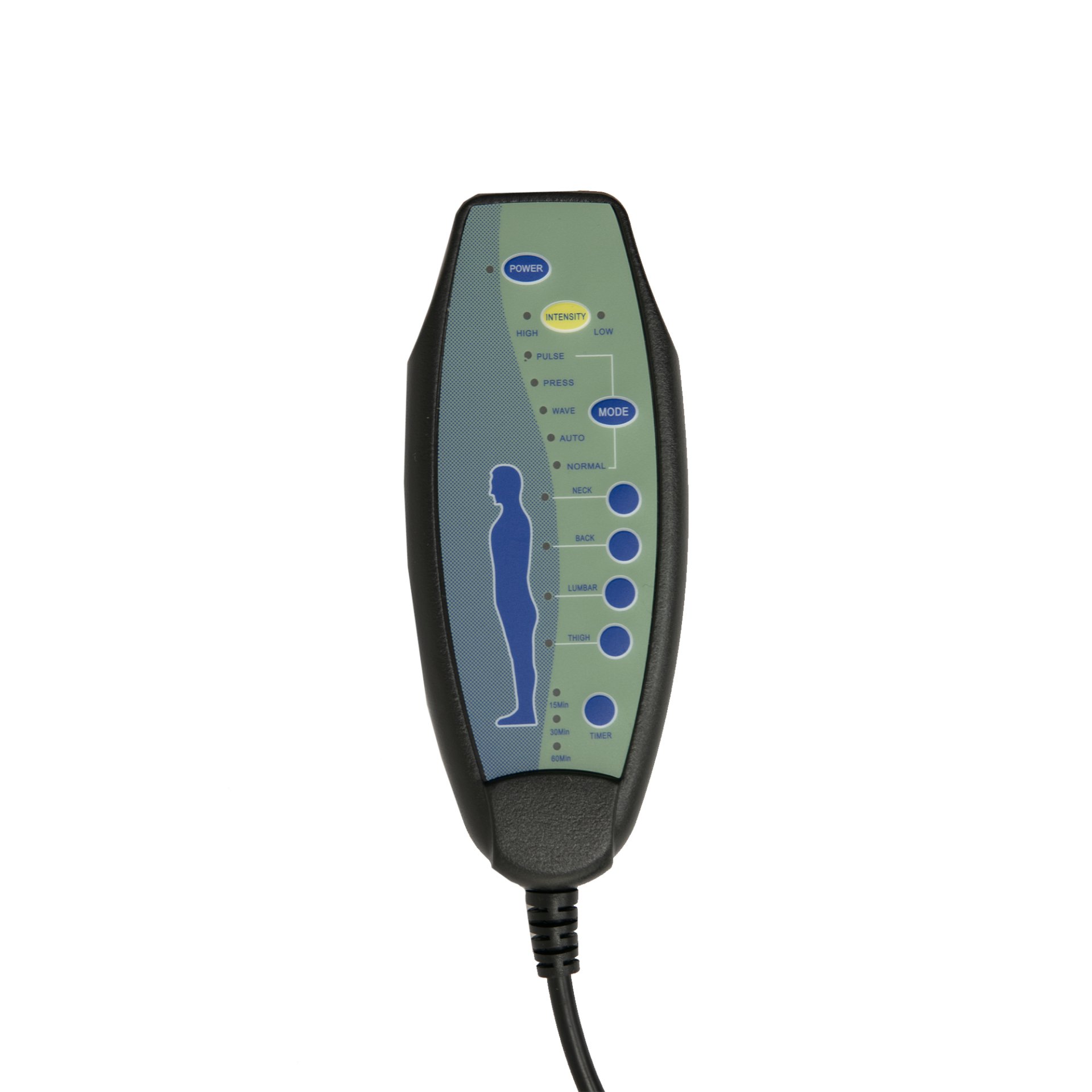 Linen Massage Chaise Lounge Indoor With Remote Control, Ergonomic Electric Massage Long Lounger - Coffee - Image 20