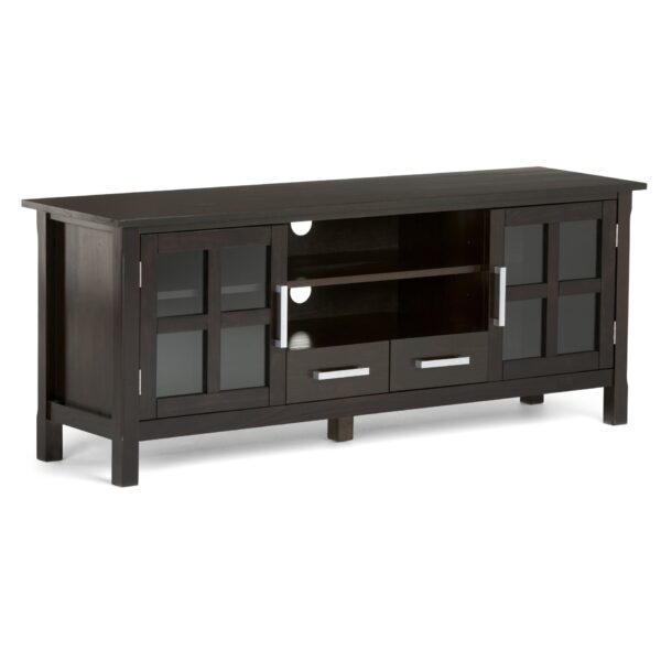 Kitchener - Wide TV Media Stand - Hickory Brown