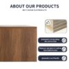 Premium Ebony 60" Bathroom Cabinet With Soft Close Drawer And Float Mounting Design Excluding Sink - Brown Ebony - Image 8