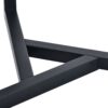 Round Glass Coffee Table Modern Cocktail Table With Tempered Glass Top & Sturdy Wood Base - Black - Image 12