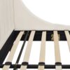 Aspen - King Vertical Tufted Headboard Platform Bed Set - French Beige - Image 11