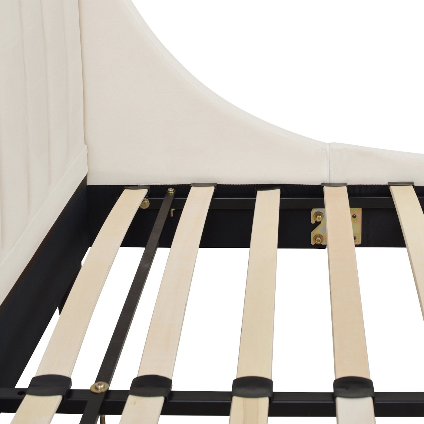 Aspen - King Vertical Tufted Headboard Platform Bed Set - French Beige - Image 11
