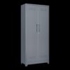 Metal Storage Cabinets, Cleaning Tool Cabinet With Locking Door, Tall Broom Tool Organizer, Large Storage Cabinet For Kitchen - Gray - Image 16