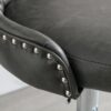 Swivel Barstools Adjusatble Seat Height From 25-33", Modern Upholstered Chrome Base Bar Stools With Backs Comfortable Tufted For Home Pub And Kitchen Island - Dark Gray - Image 11