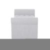 Hayes - Contemporary Armed Storage Bench With Button Tufting And Rolled Arms - Light Gray - Image 11