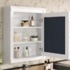 Wall Mounted Bathroom Storage Cabinet With Mirror, Medicine Cabinet With Height Adjustable Shelf, Over The Toilet Space Saver Cabinet - White - Image 21