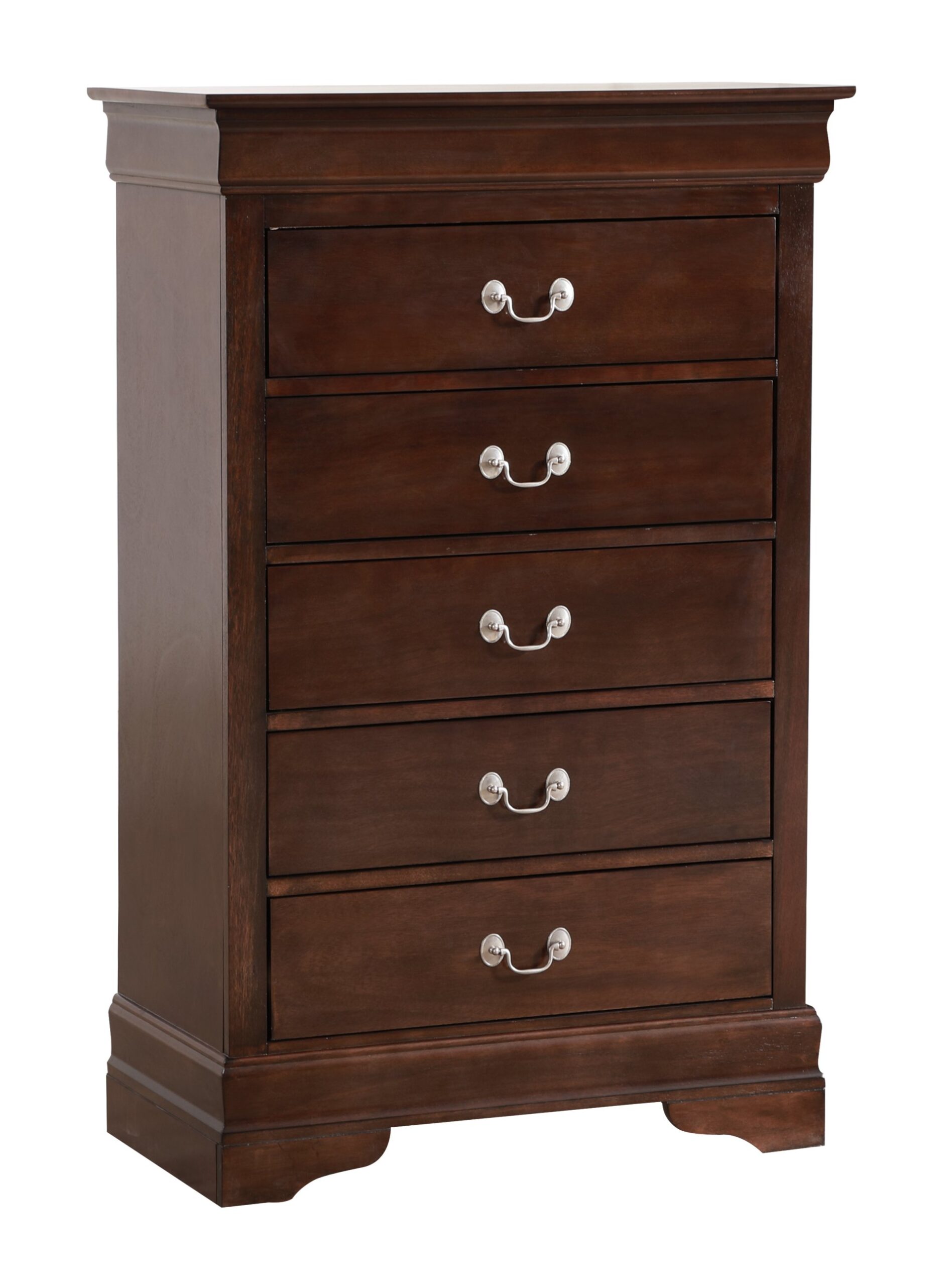 Louis Phillipe - Traditional Style Chest - Cappuccino - Image 4