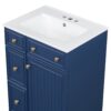 Bathroom Vanity Cabinet With Sink - Blue - Image 17
