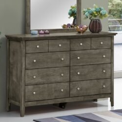 Elegant Casual Dresser - Gray