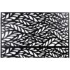 Outdoor & Indoor Privacy Screen Metal Privacy Screen, Freestanding Decorative Privacy Screen For Deck Balcony Patio - Black - Image 6