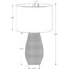 Lighting, Table Lamp, Resin, Contemporary - Black - Image 7
