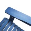 Oversize Outdoor Folding Adirondack Chair, Patio Chair For Garden Backyard Porch Pool Deck Firepit - Blue - Image 14