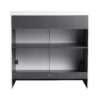 Freestanding Modern Bathroom Vanity With Soft Close Cabinet Doors - White - Image 9