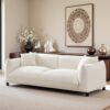 Emma - Mid Century Modern Luxury Sofa - Cream - Image 7