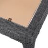 Outdoor Antibes Wicker Side Table, Accent Table - Gray - Image 8